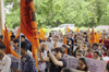 ABVP protests at Mangalore University over MBA lab fee, staff shortage and student issues